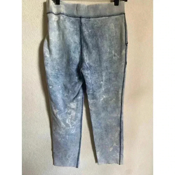 Rag & Bone Acid Wash Retro Sweatpants Pull On Cropped Exposed Seam Y2K Size XS - Picture 2 of 10